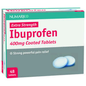 Ibuprofen Maximum Strenght 400mg Tablets, 48 Tablets