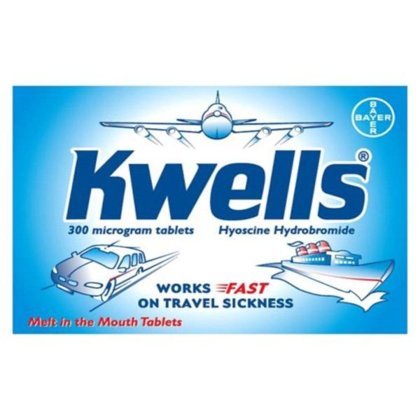 Kwells Travel Sickness - Hyoscine Tablets, 12 Tablets