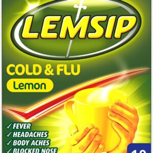 Lemsip Cold And Flu Lemon Sachets