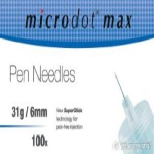Microdot Droplet Pen Needles 6mm 31G