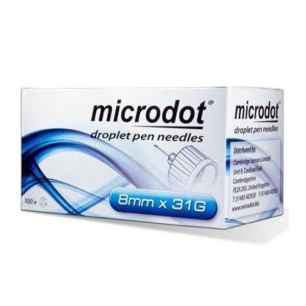 Microdot Droplet Pen Needles 8mm 31G