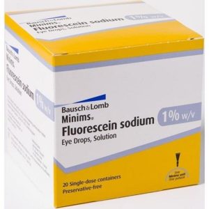Minims Fluorescein sodium Eye Drops 1%, 20 SDU