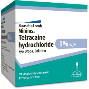 Minims Tetracaine Hydrochloride Eye Drops 1%, 20