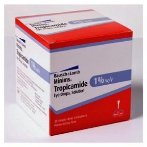 Minims Tropicamide Eye Drops 1% , Pack of 20