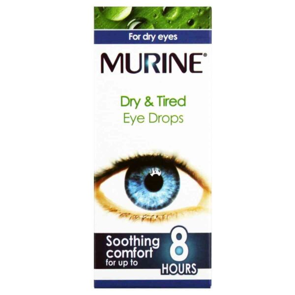 Murine Dry and Tired Eye Drops For Dry Eyes, 15ml