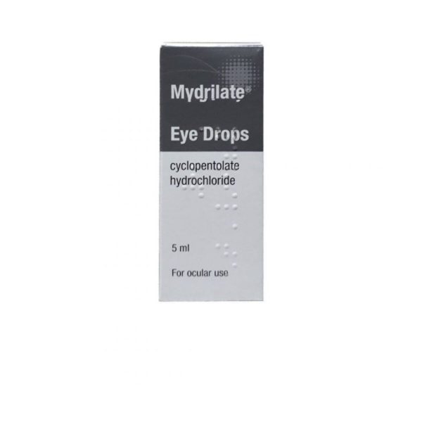 Mydrilate Eye Drops 0.5% - Cyclopentolate, 5ml