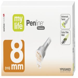 Mylife Penfine Classic Pen Needles 8mm
