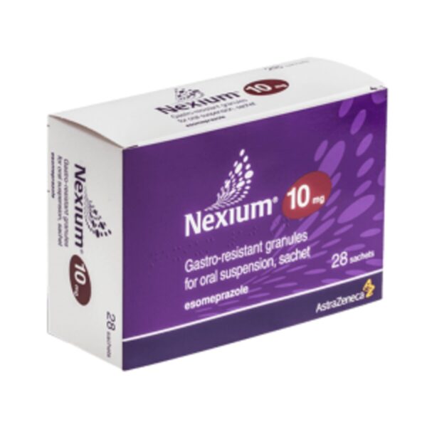 Nexium 10mg Granules Sachet For Oral Suspension - Esomeprazole, 28 Sachets
