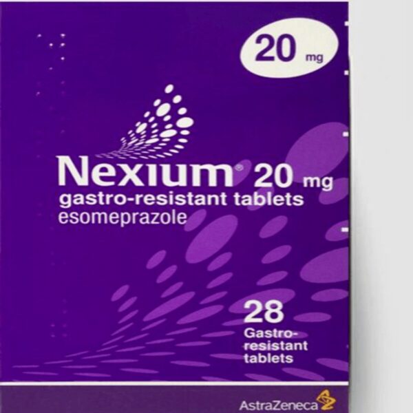 Nexium 20mg Tablets - Esomeprazole 20mg, 28 Tablets