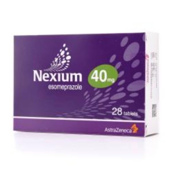 Nexium 40mg Tablets – Esomeprazole 40mg, 28 Tablets