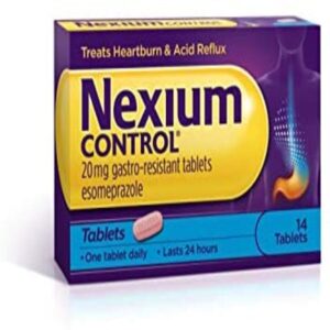 Nexium Control Heartburn & Acid Reflux Relief - Esomeprazole 20mg Tablets, 14 tablets