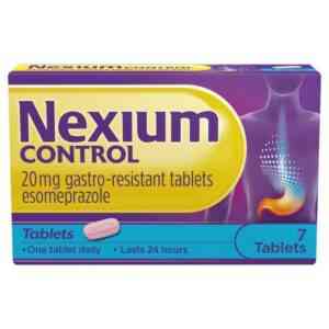 Nexium Control Heartburn & Acid Reflux Relief - Esomeprazole 20mg Tablets, 7 Tablets