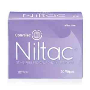 Niltac Sting Free Medical Adhesive Remover Wipes, 30 Wipes