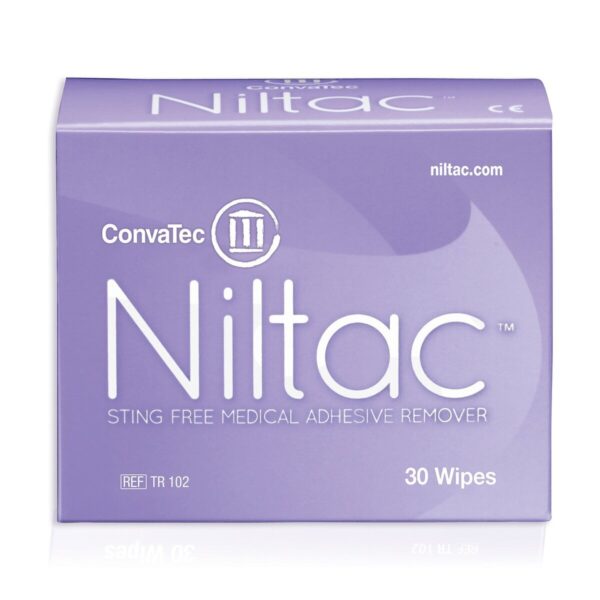 Niltac Sting Free Medical Adhesive Remover Wipes, 30 Wipes