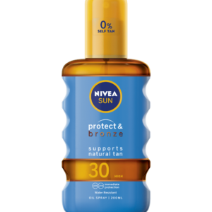 Nivea Sun Protect And Bronze Tan Oil F30,