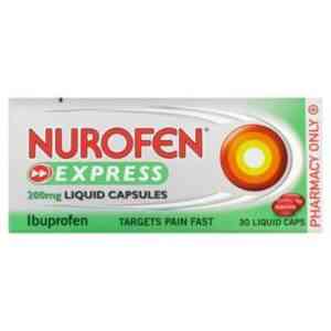 Nurofen Express 200mg Liquid Capsules