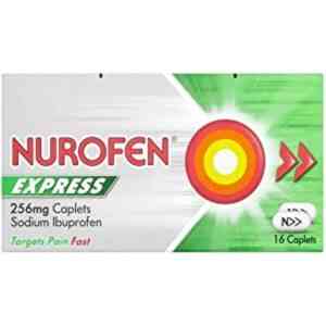 Nurofen Express 256mg Caplets 16 Caplets