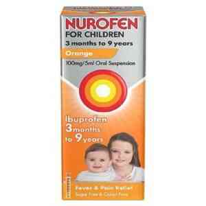 Nurofen For Children Orange Ibuprofen 100ml