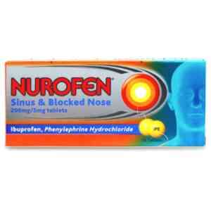 Nurofen Sinus And Blocked Nose Tablets, 16 Tablets