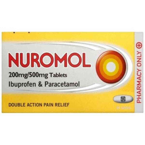 Nuromol Tablets Ibuprofen And Paracetamol, 12 Tablets