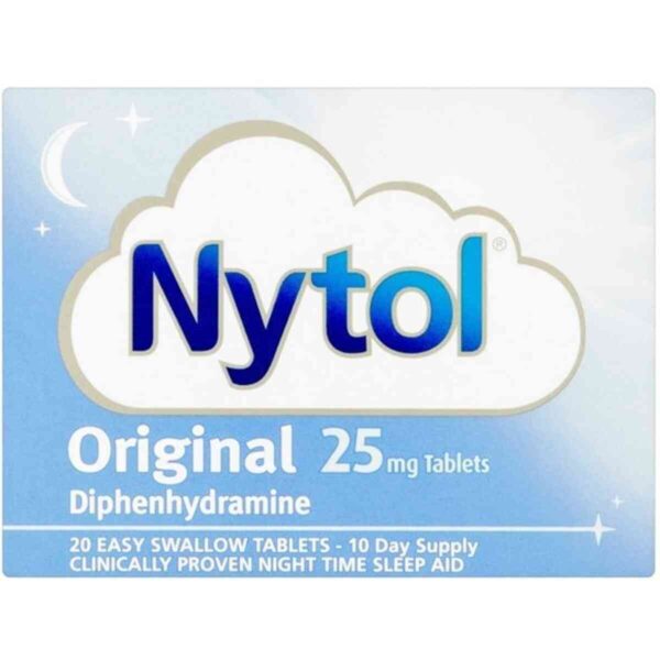 Nytol Original 25mg Tablets, 20 Tablets