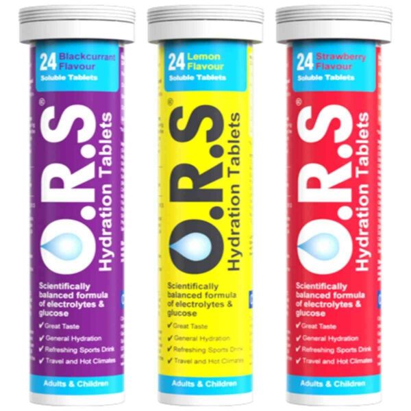 ORS Hydration Salts Tablet Lemon, 24 Soluble Tablets