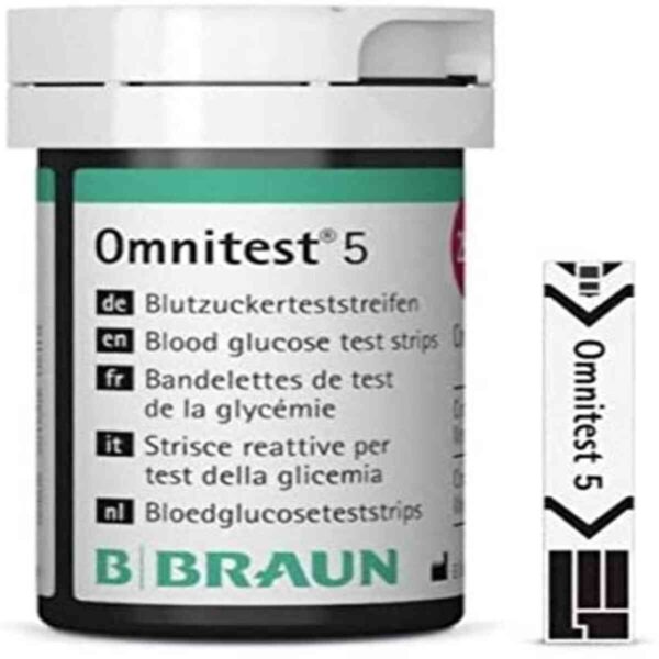 Omnitest 5 Blood Glucose Test Strips