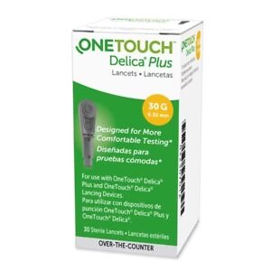 One Touch Delica Plus Lancets 30g 0.32mm, 200 Lancets