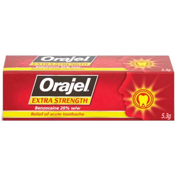Orajel Extra Strength Dental Gel - Toothache Relief Gel