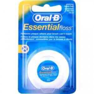 Oral B Essential Unwaxed Dental Floss Regular