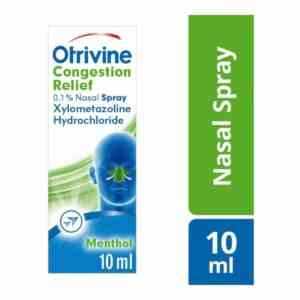 Otrivine Congestion Relief Nasal Spray, 10ml