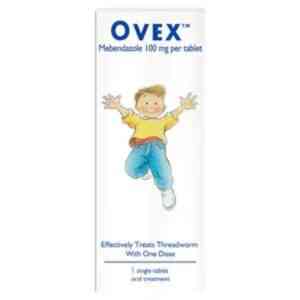 Ovex Tablet - Threadworm Treatment, 1 Single Tablet