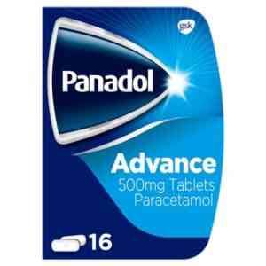 Panadol Advance Compact Paracetamol 500mg Tablets, 16 Tablets