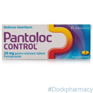 Pantoloc control 20mg 7 tablets