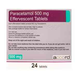 Paracetamol 500mg Soluble Tablets, 24 Tablets