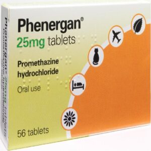 Phenergan Promethazine 25mg Tablets 56 tablets