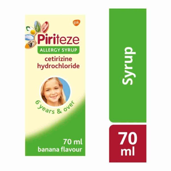 Piriteze Allergy Syrup, 70ml