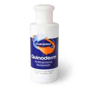 Quinoderm Antibacterial Facewash Dual Action, 150ml