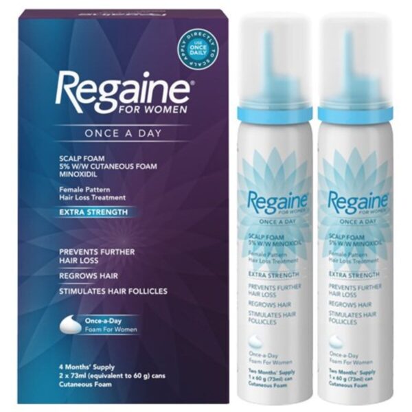 Regaine For Women Foam, 2x75ml
