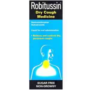 Robitussin Dry Cough Medicine, 100ml