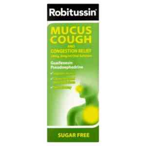 Robitussin Mucus Cough And Congestion Relief, 100ml