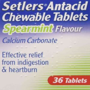 Setlers Spearmint Indigestion And heartburn Tablets