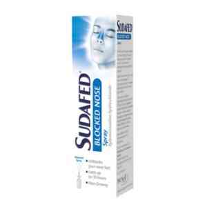 Sudafed Blocked Nose Spray - Congestion Relief Spray, 15ml