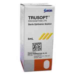 TRUSOPT Eye Drops 2% - Dorzolamide Eye Drops, 5ML