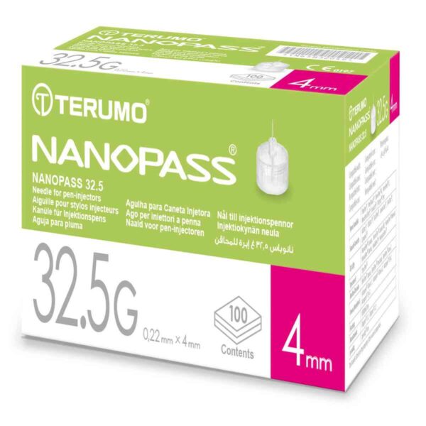 Terumo Nanopass Pen Needles 4mm