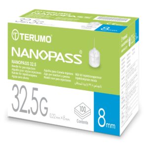 Terumo Nanopass Pen Needles 8mm