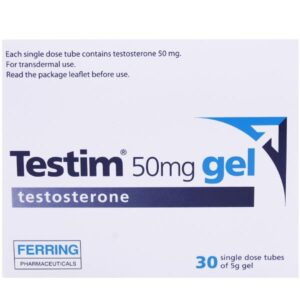 Testim Gel - Testosterone 50mg Gel, 30 X 5g Tubes