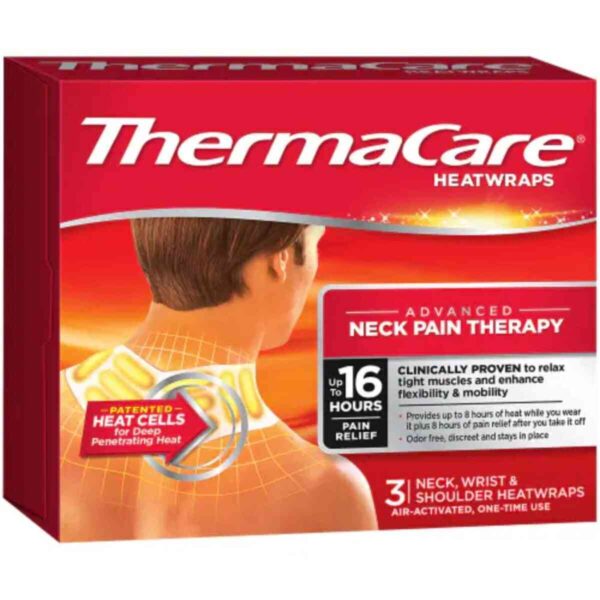 ThermaCare Advanced Neck Wrist & Shoulder Pain Therapy HeatWraps
