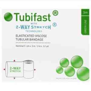 Tubifast 2 way Stretch Tubular Bandage Green Line