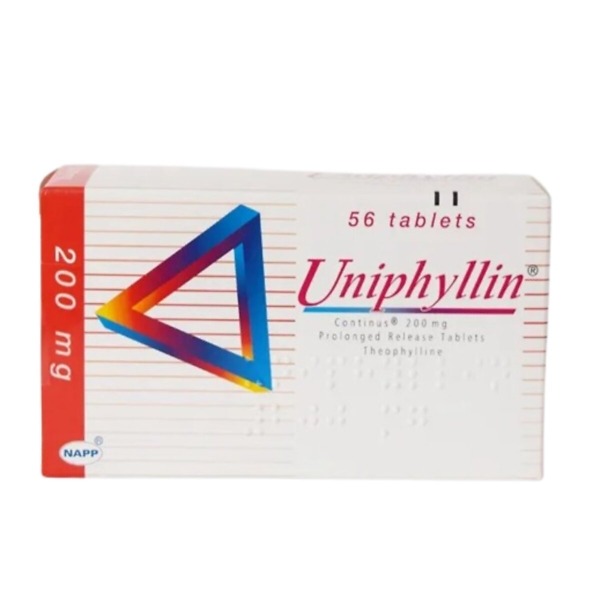 Uniphyllin Continus - Theophylline MR Tablets, 56 Tablets
